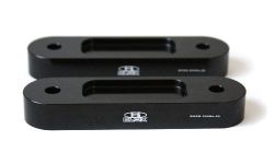 BLOX Racing 00-09 S2000 Black Front 20mm Thick Spacer Bump Steer Kit