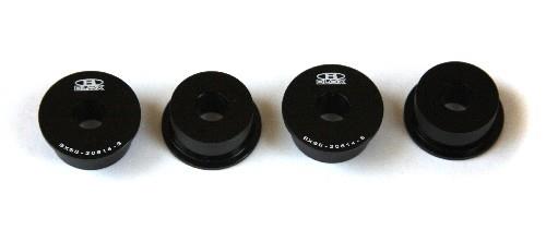 BLOX Racing 00-09 S2000 Black Steering Rack Rigid Bushing Kit