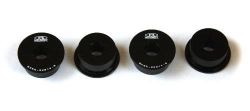 BLOX Racing 00-09 S2000 Black Steering Rack Rigid Bushing Kit