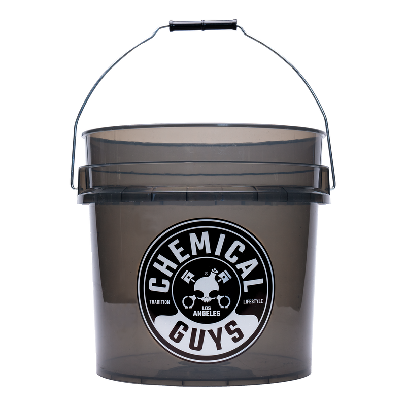 Chemical Guys 4.5 Gallon Smoked Black Heavy Duty Detailing Bucket
