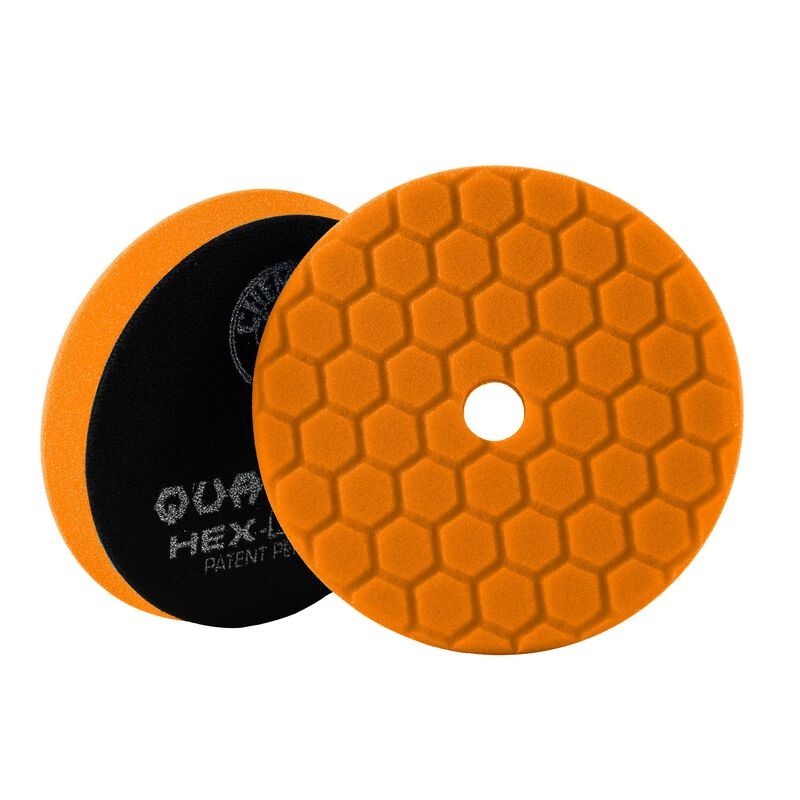 Chemical Guys 5.5in Orange Hex-Logic Quantum Medium-Heavy Cutting Pad