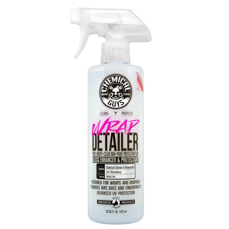 Chemical Guys 6-Pack Case 16oz Wrap Detailer Gloss Enhancer and Protectant for Vinyl Wraps