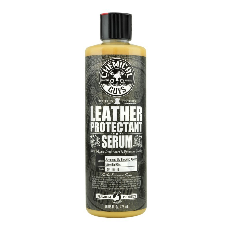 Chemical Guys 16oz Leather Serum Natural Look Conditioner and Protective Coating