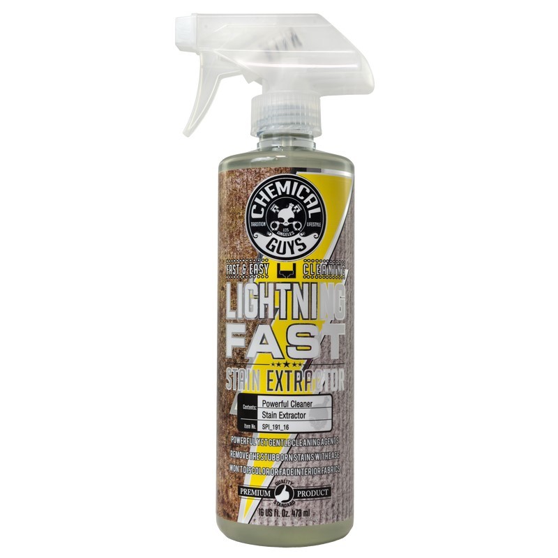 Chemical Guys 16oz Lightning Fast Carpet and Upholstery Stain Extractor