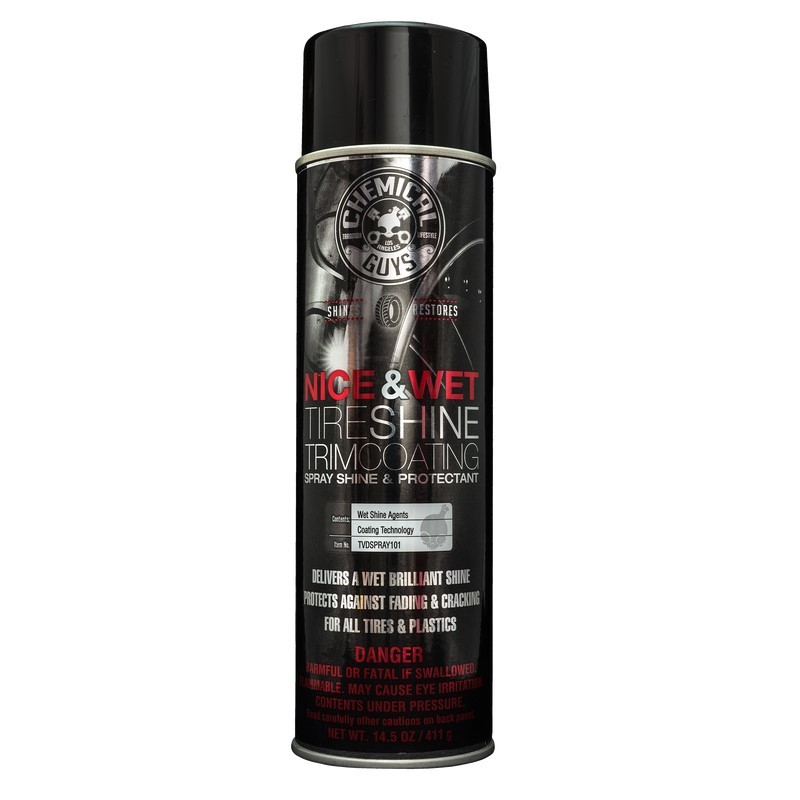 Chemical Guys Aerosol Nice and Wet Tire Shine Protective Coating