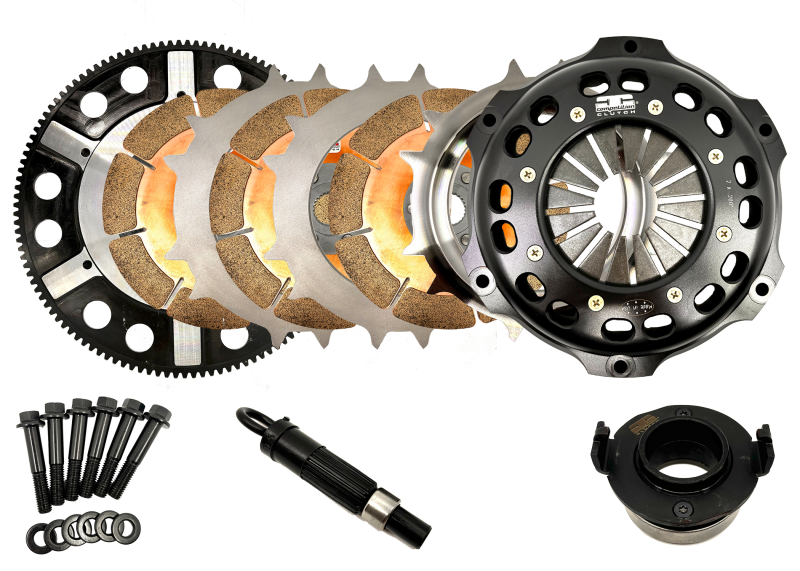 Competition Clutch Honda/Acura B-Series 184mm Triple Disc Ceramic Clutch Kit with Flywheel