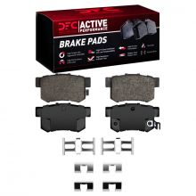 DFC 02-06 RSX/04-08 TSX Rear Active Performance Brake Pads and Hardware Kit DFC 02-06 RSX/04-08 TSX Rear Active Performance Brake Pads and Hardware Kit