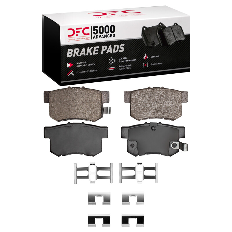 DFC 02-06 RSX/02-15 Civic Rear 5000 Advanced Ceramic Brake Pads and Hardware Kit