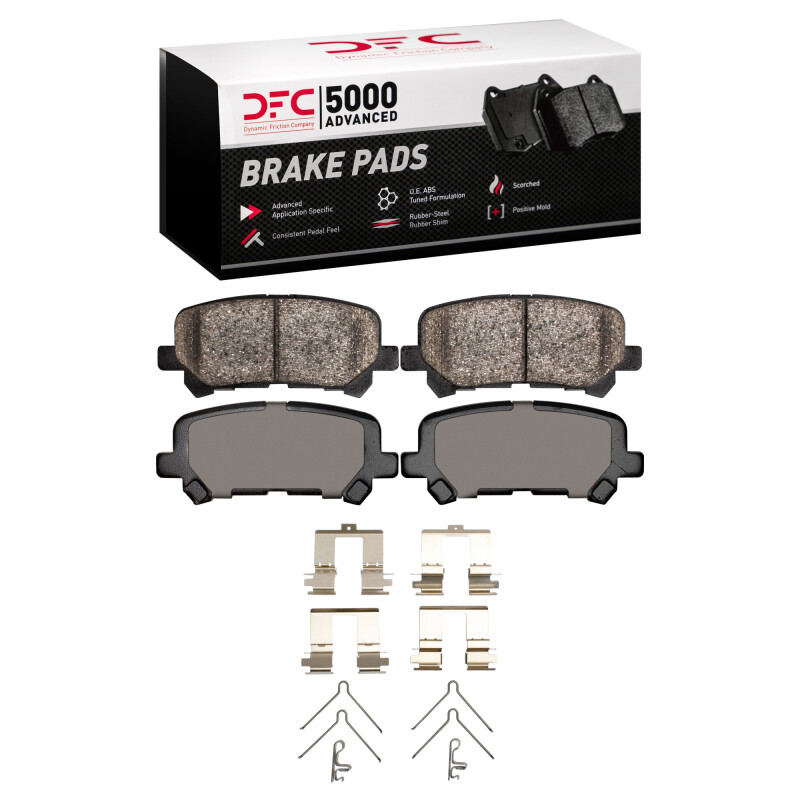 DFC 07-16 MDX/09-11 Pilot Rear 5000 Advanced Ceramic Brake Pads and Hardware Kit