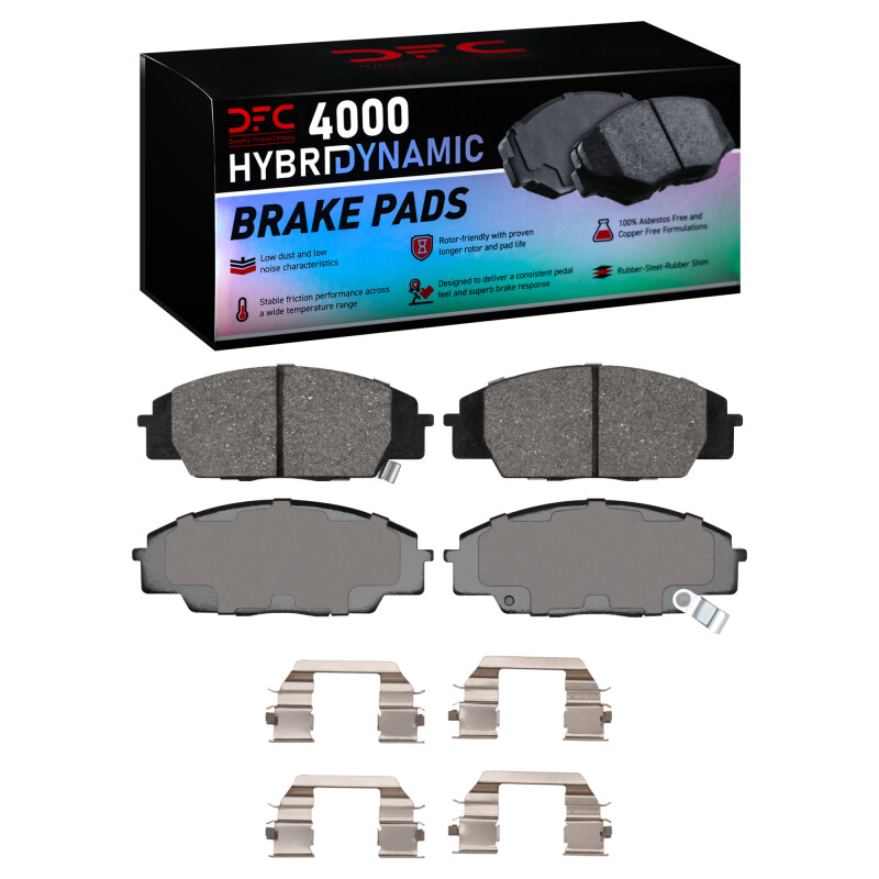 DFC 02-06 RSX Type S/06-11 Civic Si Front 4000 HybriDynamic Brake Pads and Hardware Kit