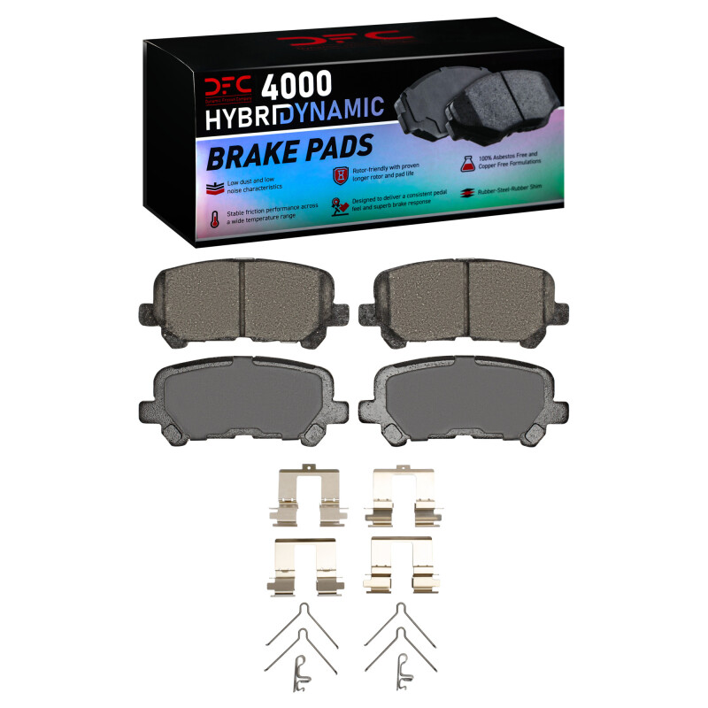 DFC 07-16 MDX/16-22 Pilot HybriDynamic Rear Brake Pads and Hardware Kit