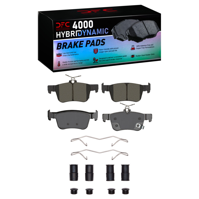 DFC 16-26 Civic/24-26 Integra Rear 4000 HybriDynamic Brake Pads and Hardware Kit