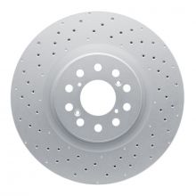 DFC 17-25 Civic Type R Front Drilled Hi-Carbon Alloy Rotor with Geomet Coating