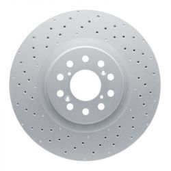 DFC 17-25 Civic Type R Front Drilled Hi-Carbon Alloy Rotor with Geomet Coating