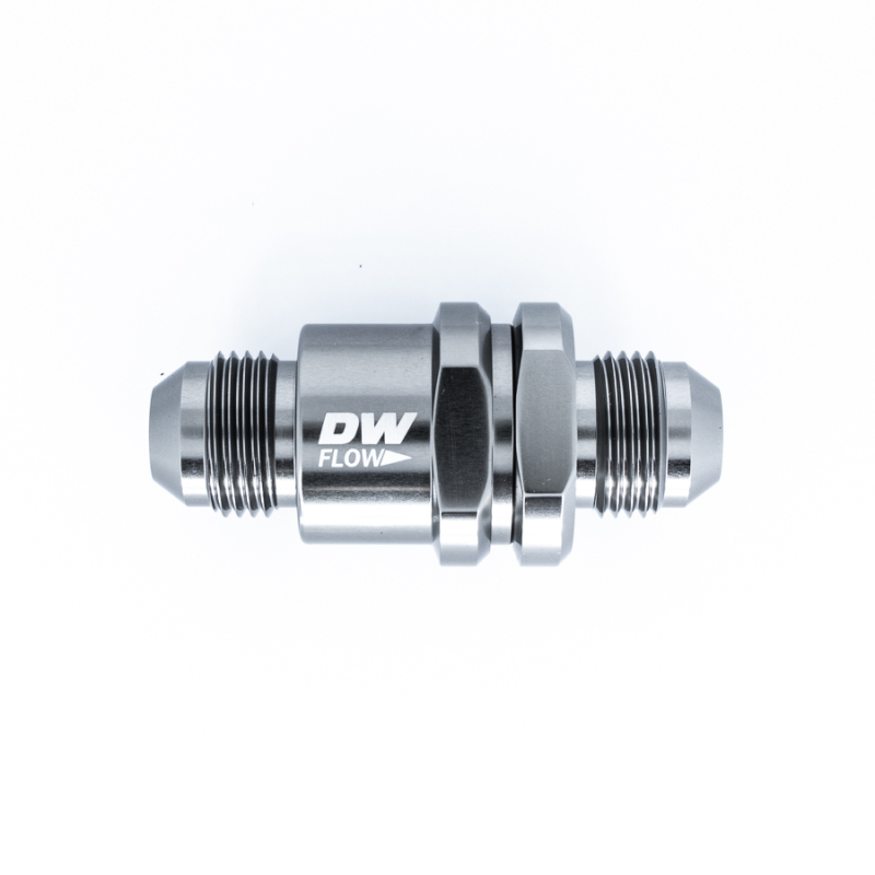 DeatschWerks -8AN Male Flare to -8AN Male Flare One Way Check Valve