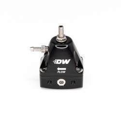 DeatschWerks Black -6AN DWR1000iL In-Line Adjustable Fuel Pressure Regulator