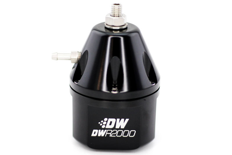 DeatschWerks Black DWR2000 -10AN Adjustable Fuel Pressure Regulator