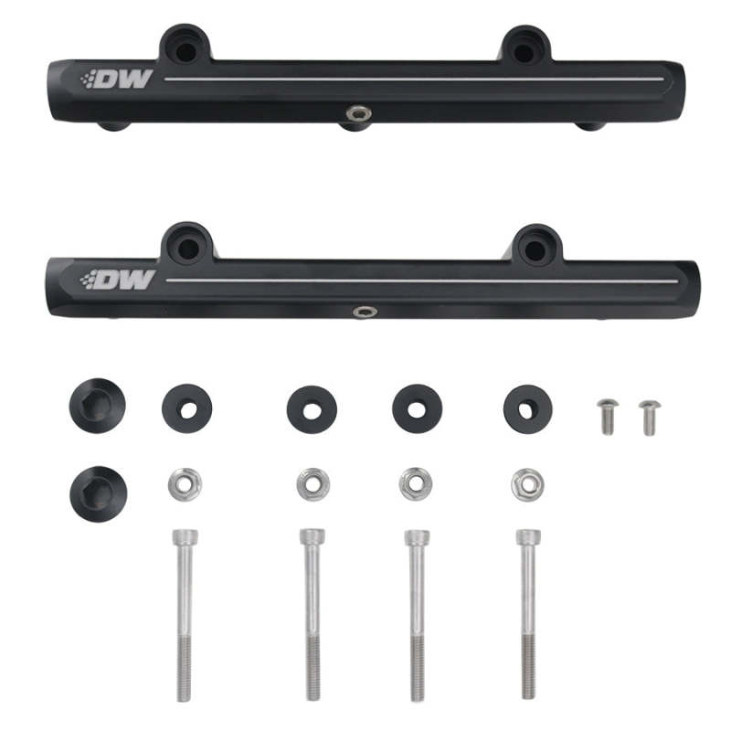 DeatschWerks 91-05 NSX Matte Black Fuel Rails