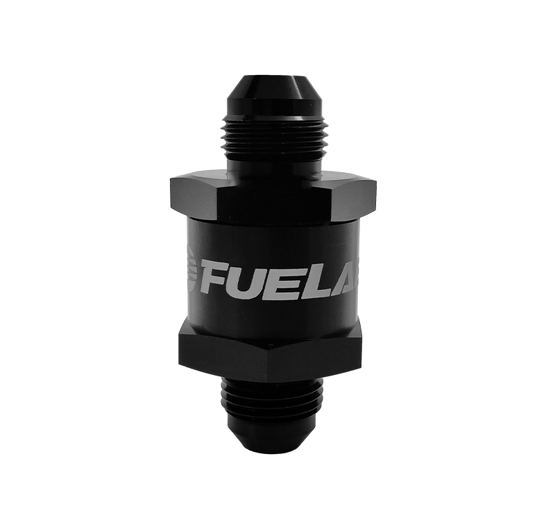 Fuelab Black -8AN High Flow One Way Check Valve