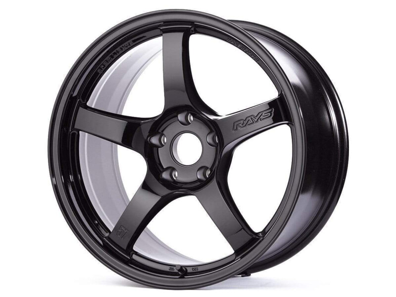 Gram Lights 57CR 18x9.5 +38 5x114.3 Glass Black Wheel