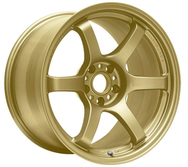 Gram Lights 57DR 18x9.5 +38 5x114.3 E8 Gold Wheel