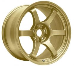 Gram Lights 57DR 18x9.5 +38 5x114.3 E8 Gold Wheel