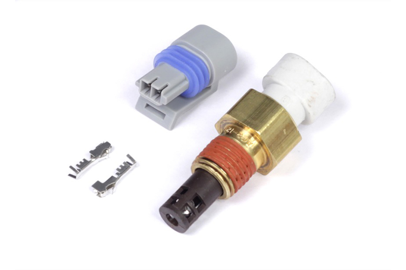 Haltech Air Temp Sensor M14x1.5 with Delphi Plug and Pins