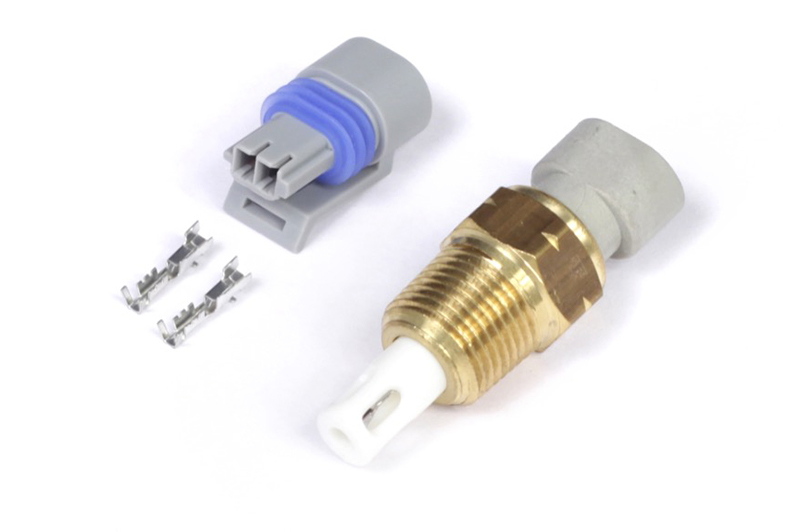 Haltech 3/8 NPT 18 TPI Air Temperature Sensor with Delphi Plug and Pins
