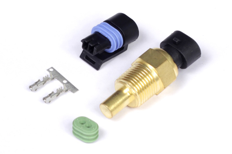 Haltech Coolant Temp Sensor 3/8 NPT 18 TPI with Delphi Plug and Pins