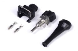 Haltech Oil Temperature Sensor High Range 1/8 NPT Thread with Bosch EV1 Plug