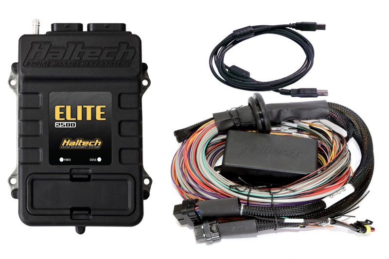 Haltech Elite 2500 with Premium Universal Wire-In Harness ECU Kit