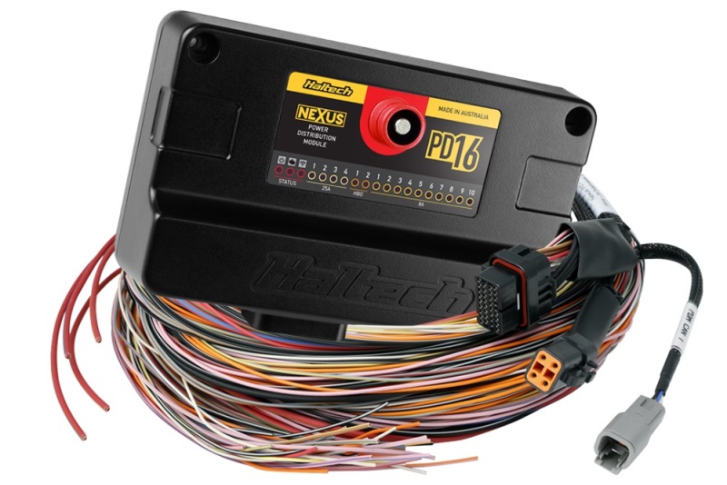 Haltech NEXUS PD16 Power Distribution Module with 5M Flying Lead Harness