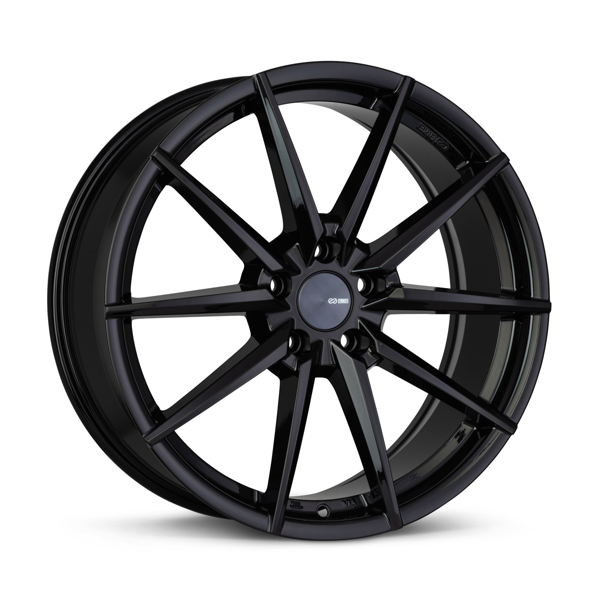 Enkei Hornet 19x8 5x114.3 45mm Offset 72mm Bore Gloss Black Wheel