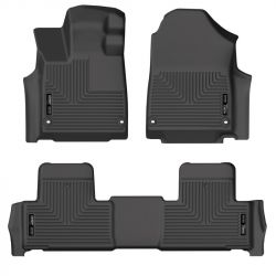 Husky Liners 22-25 MDX Black Weatherbeater Front and Second Seat Floor Liners