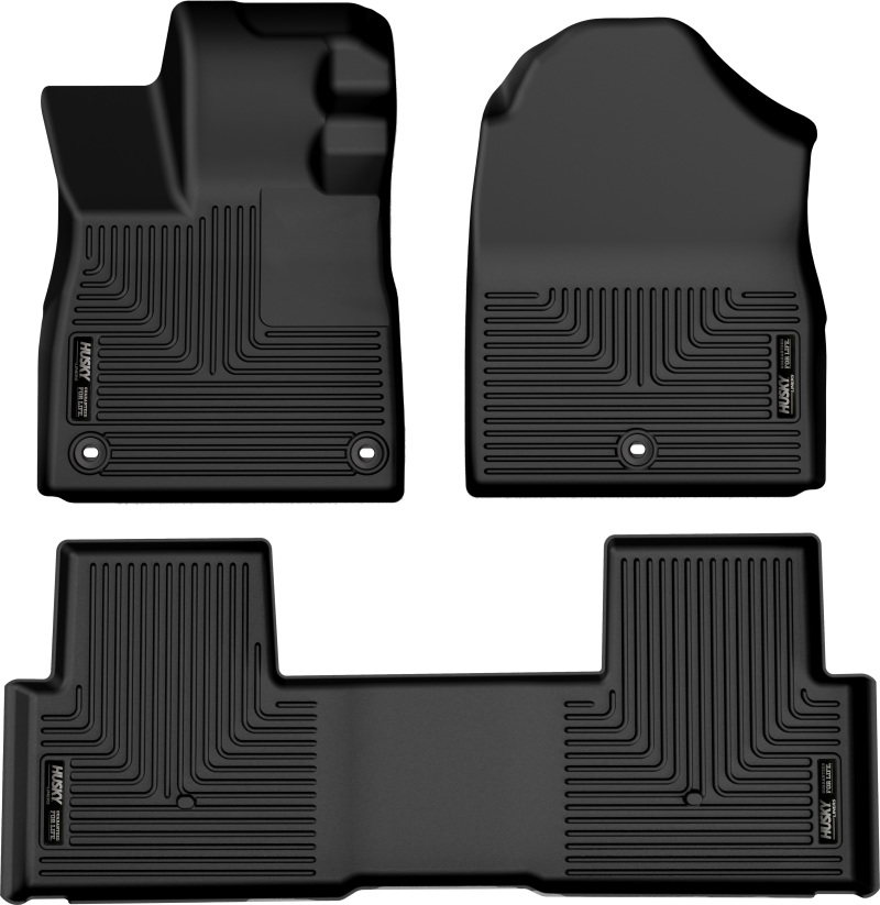 Husky Liners 23-25 Pilot Black Weatherbeater Floor Liners