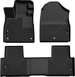 Husky Liners 23-25 Pilot Black Weatherbeater Floor Liners