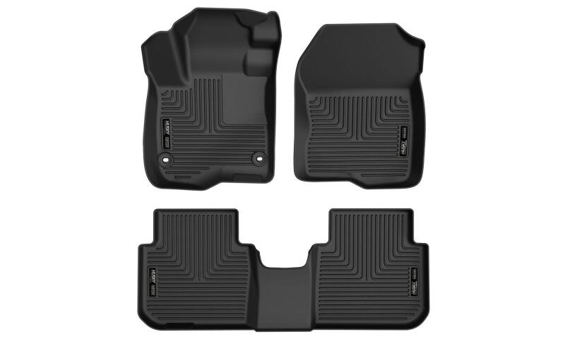 Husky Liners 23-25 CR-V Black Weatherbeater Front & Second Row Floor Liners