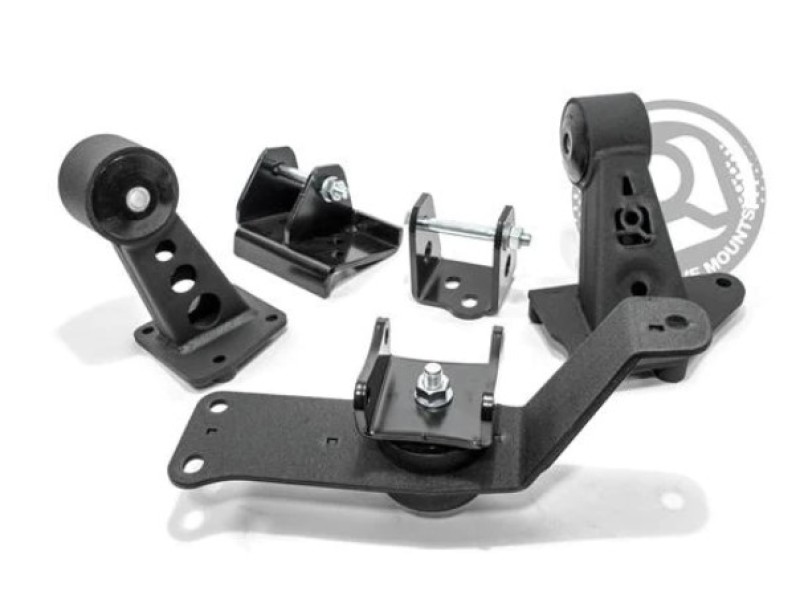 Innovative Mounts 00-09 S2000 with K-Series Engine Black Steel Mounts: 75A Street