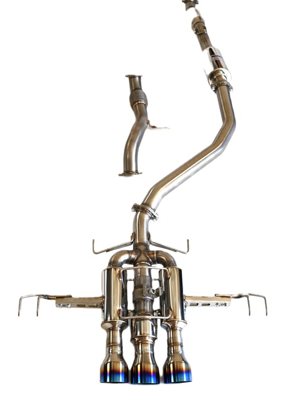 Invidia 23-25 Civic Type R R400 Single Layer Titanium Tip Cat-Back Exhaust