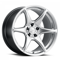 Kansei TANDEM 18x9.5 +22mm 5x114.3 Hyper Silver Wheel