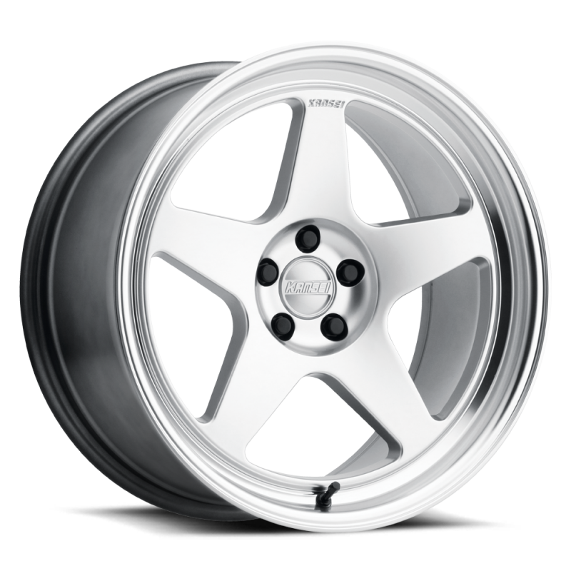 Kansei KNP 17x9.5 +12 5x114.3 Hyper Silver Wheel