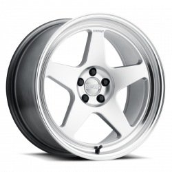 Kansei KNP 17x9.5 +12 5x114.3 Hyper Silver Wheel