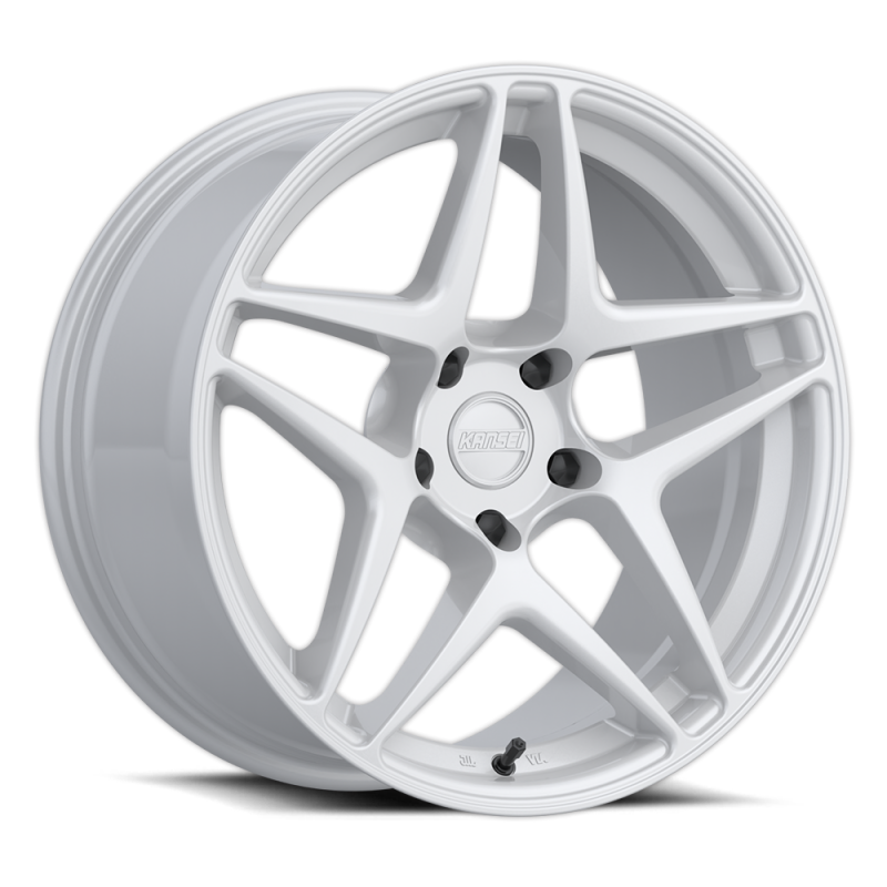 Kansei ASTRO 18x9.5 +22mm 5x114.3 Gloss White Wheel