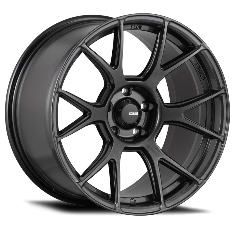 Konig Ampliform 18x8.5 +45mm 5x114.3 Dark Metallic Graphite Wheel