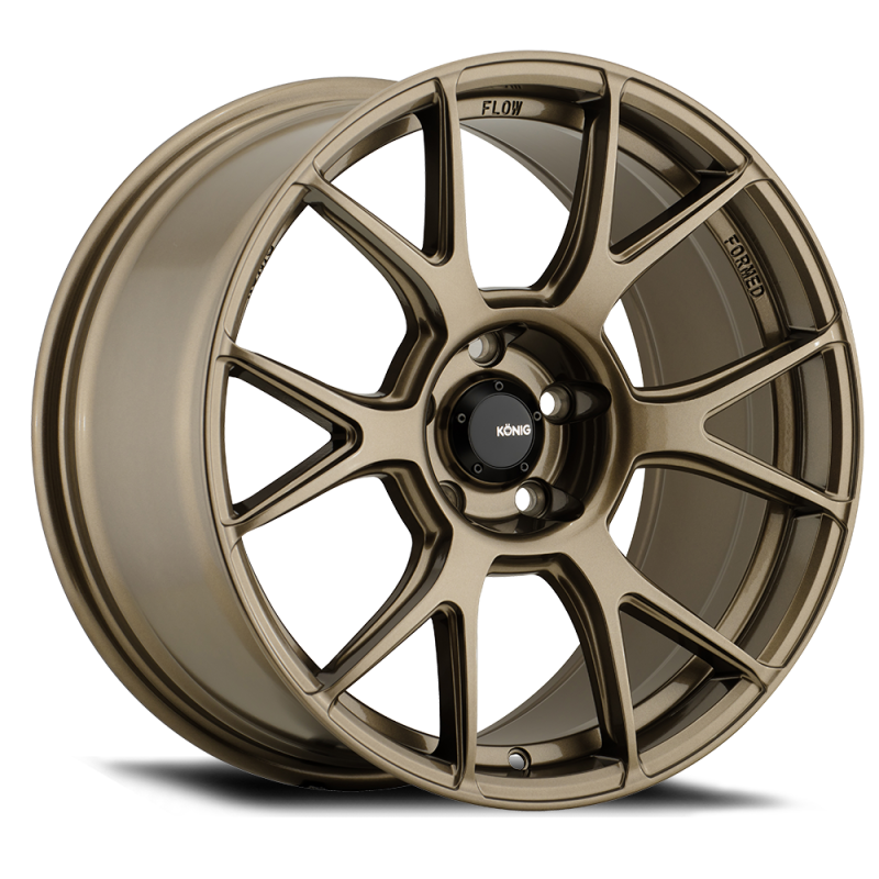 Konig Ampliform 19x9.5A +35mm 5x114.3 Gloss Bronze Finish Wheel