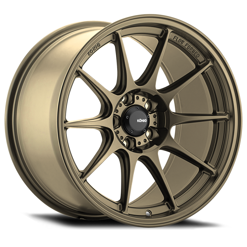Konig Dekagram 18x8.5 +35mm 5x114.3 Gloss Bronze Finish Wheel