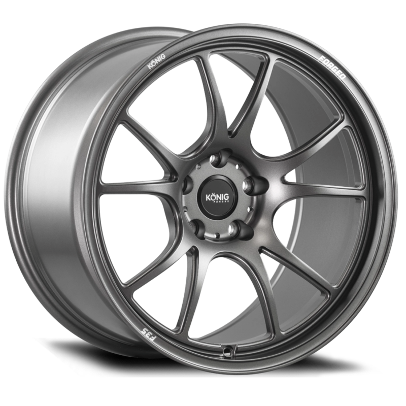 Konig Forged F3S 18x9.5 +35mm 5x114.3 Satin Charcoal Finish Wheel