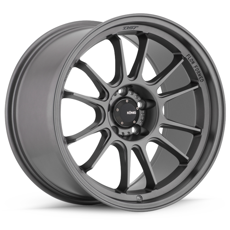 Konig Hypergram 17x9 +45mm 4x100 Matte Grey Wheel