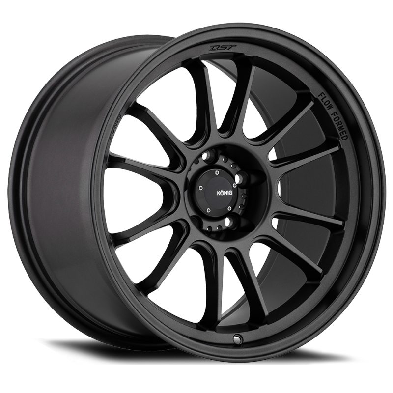 Konig Hypergram 18x9.5 +25mm 5x114.3 Matte Black Wheel