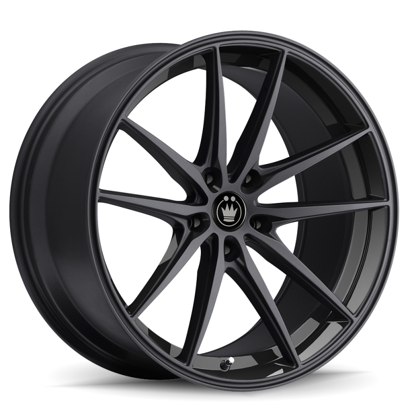 Konig Oversteer 18x8 +45mm 5x114.3 Gloss Black Alloy Wheel